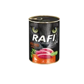Mokra karma dla kotów - Rafi Cat Adult z kaczką 400g - miniaturka - grafika 1