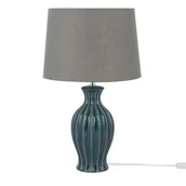 Lampy stojące - Beliani Lampa stołowa ciemnozielona 59 cm SAMINA - miniaturka - grafika 1