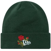 Czapki męskie - New Era Rose Icon Cuff Knit Beanie Hat 60580736, Kobieta/Mężczyzna, Czapka, Zielony - miniaturka - grafika 1