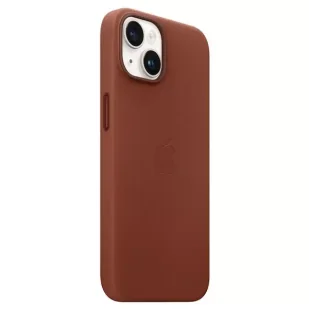 Etui APPLE Leather Case MagSafe do iPhone 14 Plus Umbra - Etui i futerały do telefonów - miniaturka - grafika 3