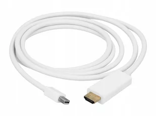 PAWONIK Kabel  DisplayPort Mini HDMI 1.8m biały JL-MD1011K JL-MD1011K - Kable - miniaturka - grafika 1