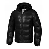 Odzież taktyczna i umundurowanie - Kurtka zimowa z kapturem Pit Bull Pepperwood '24 - Czarna XL - miniaturka - grafika 1