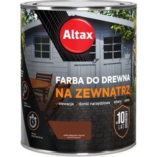 Farba do drewna na zewnątrz ALTAX 750 ml jasny brązowy - Farby i impregnaty do drewna - miniaturka - grafika 1