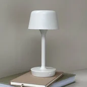 Lampy stojące - Dyberg Larsen lampa stołowa LED Flow, kremowa, wysokość 25 cm - miniaturka - grafika 1