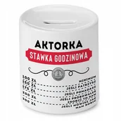 Skarbonki - Dla Aktorki Skarbonka na Urodziny na Prezent z Nadrukiem ze Zdjęciem + Opakowanie na prezent (wzór 03) - miniaturka - grafika 1