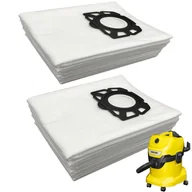 Worki do odkurzaczy - 10x worki do odkurzacza karcher wd4 wd5 wd6 zestaw 2.863-006.0 - miniaturka - grafika 1