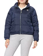 Kurtki damskie - Fila Women Chaylse Thin Puff Jacket Fine Pikowana kurtka damska, black iris, XS - miniaturka - grafika 1