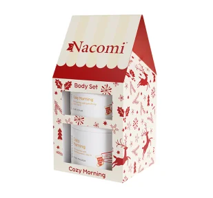 NACOMI Zestaw Body Set Cozy Morning (Peeling do ciała, 100ml + Mus do ciała, 180ml) - Peelingi do ciała - miniaturka - grafika 1