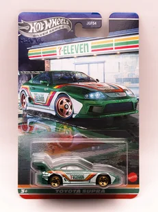 HOT WHEELS Toyota Supra 7-Eleven 7/11 EXCLUSIVE Zielona UNIKAT KOLEKCJONER! - Zabawki zdalnie sterowane - miniaturka - grafika 1