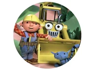 Ciasta i półprodukty do ciast - Dekoracyjny opłatek tortowy Bob Budowniczy - 20 cm - miniaturka - grafika 1