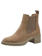 Kozaki damskie - Tamaris Damskie kozaki Chelsea 1-25456-43, camel, 39 EU, piaskowy, 39 EU - miniaturka - grafika 1