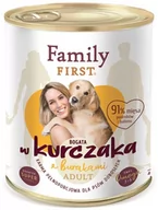 Mokra karma dla psów - FAMILY FIRST - Mokra karma dla psa dorosłego KURCZAK Z BURAKAMI puszka 800g - miniaturka - grafika 1