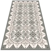 Dywany - Modny winylowy dywan wewnętrzny Retro koła 150x225 cm - miniaturka - grafika 1