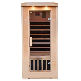Sauna na podczerwień 2-osobowa 105x90 cm grzejniki karbonowe Lahti1 Infrared - Sauny - miniaturka - grafika 1