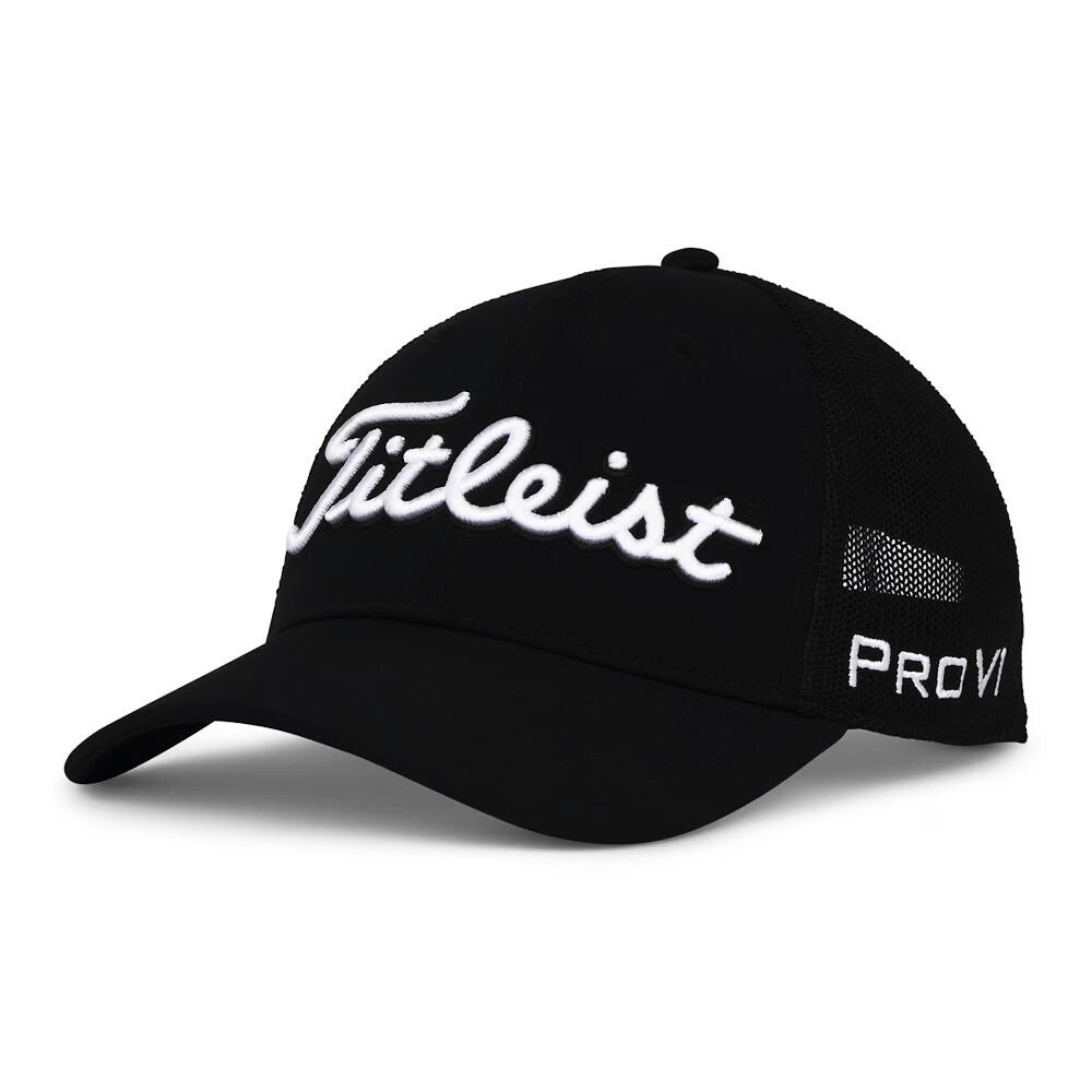 Męska czapka z daszkiem Titleist Tour Performance Black/White