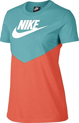 Nike Koszulka damska Heritage Cabana/murawa pomarańczowa/biała M