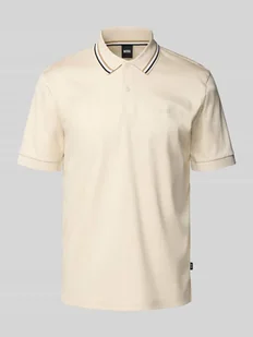 Koszulka polo o kroju slim fit z czystej bawełny - Koszulki męskie - miniaturka - grafika 1