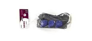 Orno Przedłużacz warsztatowy bryzgoszczelny IP44, 3 gniazda 2P+Z IP44, przewód gumowy, H05RR-F 3x1,5mm$53, długość 5m OR-AE-13158/5M - Przedłużacze i rozgałęźniki - miniaturka - grafika 2