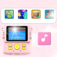 Aparaty natychmiastowe - Aparat fotograficzny dla dzieci cyfrowy NATYCHMIASTOWY z drukarką + WKŁADY - miniaturka - grafika 1