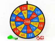 Zabawki i gry sportowe - Tarcza z rzutkami na rzep Adar - zabawka - miniaturka - grafika 1