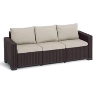 Sofy ogrodowe - Sofa ogrodowa KETER California 3 Brązowo-beżowy - miniaturka - grafika 1