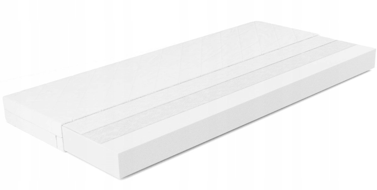 Materac piankowy 200x90x7 z pikowanym pokrowcem