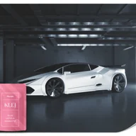 Fototapety - FOTOTAPETA DLA CHŁOPCA BIAŁE SPORTOWE AUTO GARAŻ TAPETA MŁODZIEŻOWA 300x210 - miniaturka - grafika 1