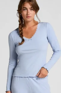 Hunkemöller Top z dżerseju w prążki Niebieski - Biustonosze - miniaturka - grafika 1