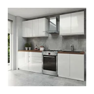 Szafki kuchenne - Zestaw mebli kuchennych Aspen II 6 el. 200 cm kolor biały - miniaturka - grafika 1