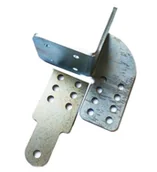 Akcesoria do bram - Uchwyt napędu bramy rozwiernej otwarcie na zewnątrz - LEWY - montaż kątowy na słup - miniaturka - grafika 1