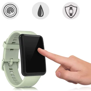 Etui silikonowe TPU nakładka ochronna Alogy do Huawei Watch Fit 2 2022 Czarne - Akcesoria do smartwatchy - miniaturka - grafika 6