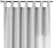 Zasłony - Zasłona na szelkach 1 szt., czarne i szare krzyżyki na białym tle, 1szt 130 x 260 cm, Adventure - miniaturka - grafika 1