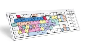 Logickeyboard LKB-PPROCC-CWMU-DE klawiatura Biuro USB QWERTZ Niemiecki Biały LKB-PPROCC-CWMU-DE - Klawiatury - miniaturka - grafika 1