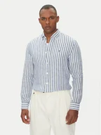 Koszule męskie - Tommy Hilfiger Koszula Essential MW0MW38581 Niebieski Regular Fit - miniaturka - grafika 1