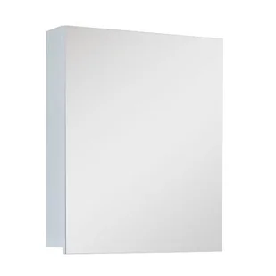 Szafka łazienkowa wisząca z lustrem 40 1D White - Szafki łazienkowe - miniaturka - grafika 1