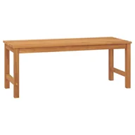 Ławki ogrodowe - vidaXL Ławka ogrodowa 114 cm lite drewno tekowe 316626 - miniaturka - grafika 1