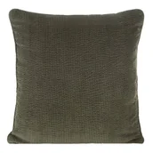 Poszewki na poduszki - Euro Firany Poszewka Sztruks Eurofirany Estrela 45 x 45 Oliwka 1222433 - miniaturka - grafika 1