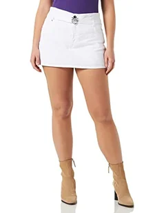 Pinko Diletante Shorts Bull Spodenki damskie Z04_Biały Brill, 44, Z04_biały Brill., 42 - Spodenki damskie - miniaturka - grafika 1