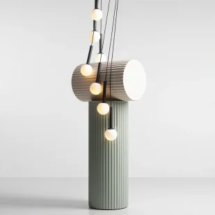 Riu lampa wisząca 9-punktowa czarna 1117N1 - Lampy sufitowe - miniaturka - grafika 5