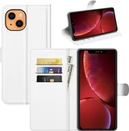 Etui i futerały do telefonów - Pokrowiec König Design kompatybilny z Apple iPhone 13 mini pokrowiec na telefon ze skóry syntetycznej - Etui na telefon biały - miniaturka - grafika 1