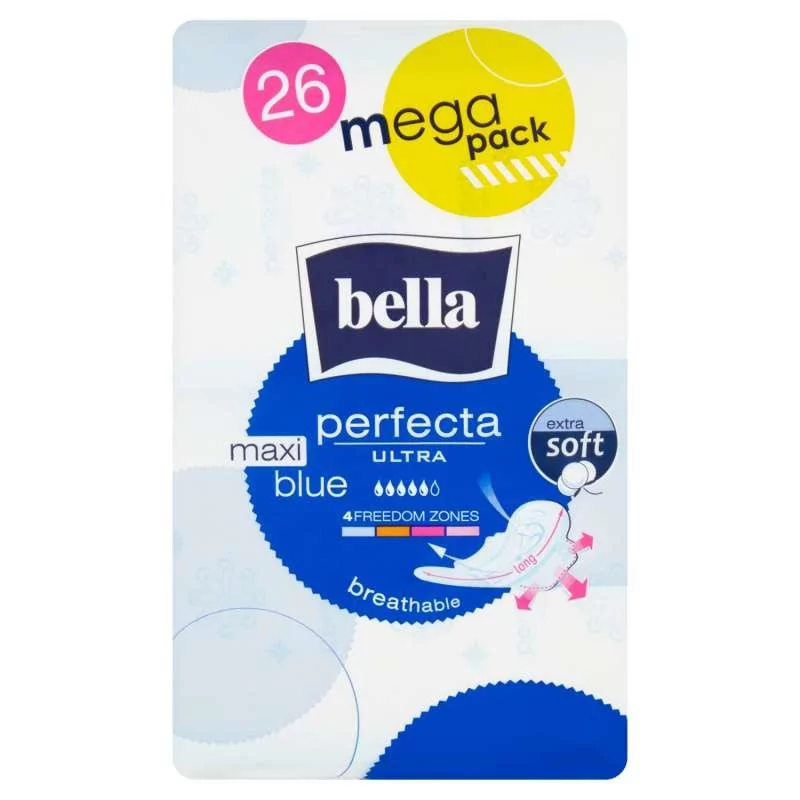 Bella Podpaski Perfecta Ultra Maxi Blue 26szt