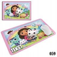 Podkładki pod mysz - PODKŁADKA POD MYSZKĘ MYSZ WZORY DO WYBORU - KOCI DOMEK GABI GABBY 20x24cm - miniaturka - grafika 1