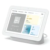 Systemy inteligentnych domów - GOOGLE GOOGLE Nest Hub z Asystentem Google 2nd Gen Chalk | - miniaturka - grafika 1