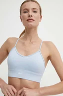 Bielizna sportowa damska - Reebok Biustonosz sportowy ID TRAIN kolor niebieski gładki 100076256 - miniaturka - grafika 1