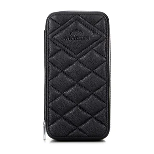 Etui na zegarki ze skóry czarne - Biżuteria - akcesoria Etui na zegarki ze skóry czarne - Biżuteria - akcesoria - miniaturka - grafika 1