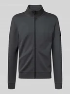 Bluzy męskie - Bluza rozpinana o kroju regular fit z mieszanki bawełny - miniaturka - grafika 1