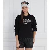 Bluzy damskie - Love Moschino Bluza | Regular Fit - miniaturka - grafika 1