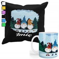 Gadżety dla niej i dla niego - ZESTAW KUBEK + POSZEWKA Z NADRUKIEM-DLA FANA PREZENT ŚWIĄTECZNY DAR +IMIĘ - miniaturka - grafika 1