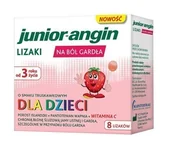 Przeziębienie i grypa - M.C.M. KLOSTERFRAU HEALTHCARE   Polska Junior-angin lizaki x 8 szt - miniaturka - grafika 1