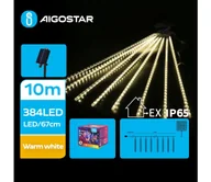 Lampy ogrodowe - Aigostar - LED Solarny łańcuch bożonarodzeniowy 384xLED/13m IP65 ciepła biel - miniaturka - grafika 1